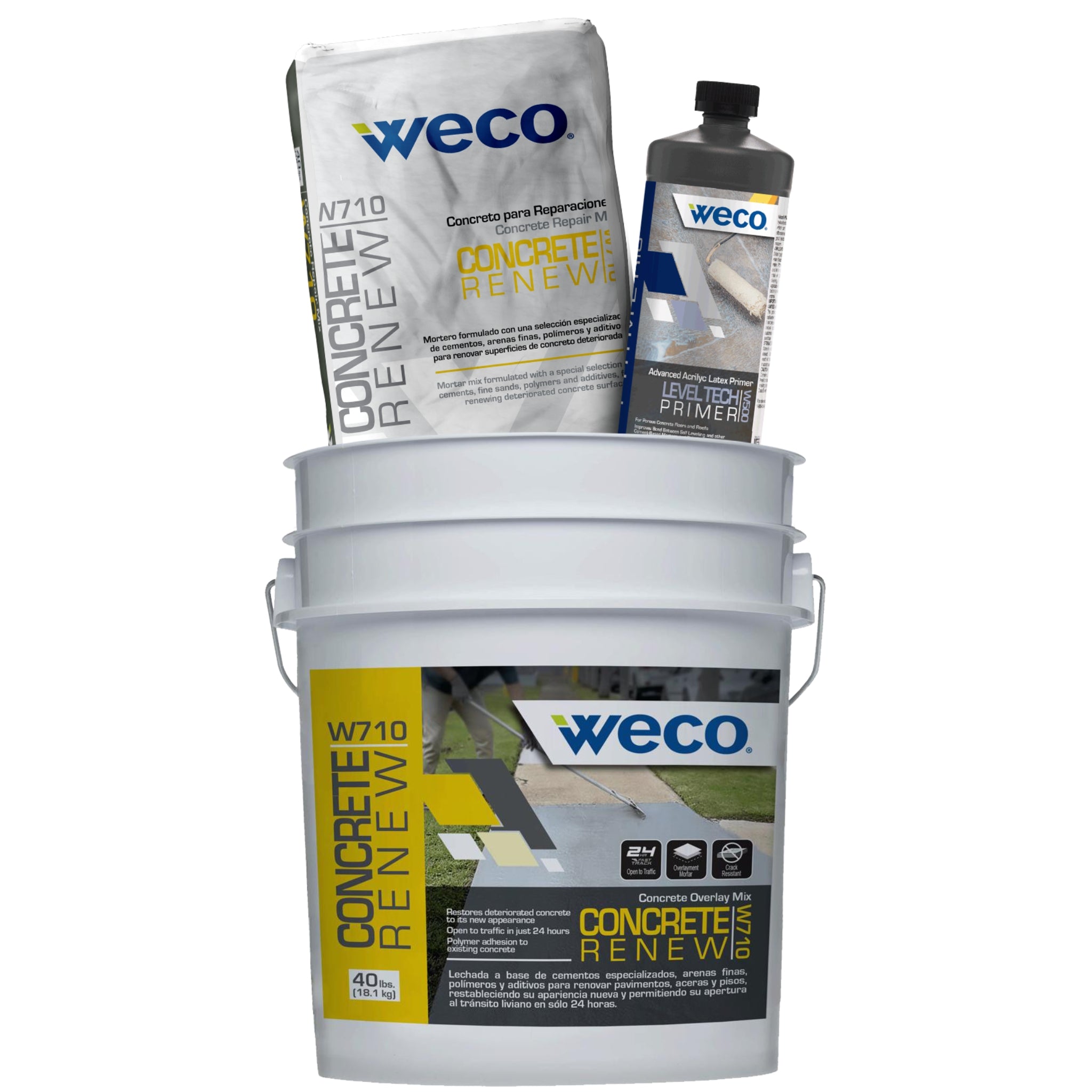 Kit de renovación de hormigón W710